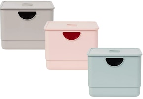 2 Pillowfort Stackable Lidded Bins