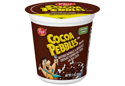 7 Post Cocoa Pebbles Cereal Cups