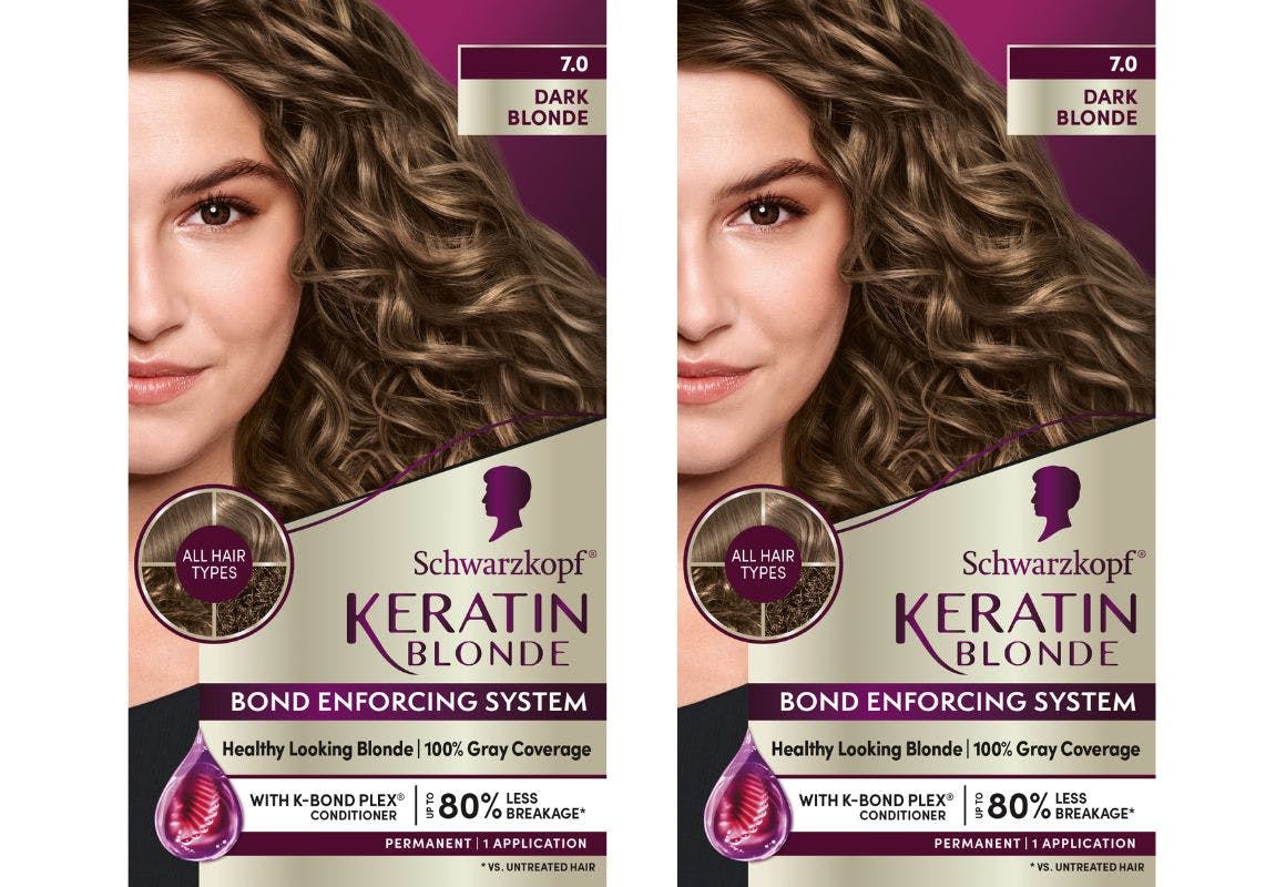2 Schwarzkopf Keratin Color Boxes