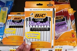 Bic Ballpoint Pens 10-Pack, as Low as $0.95 on Amazon card image