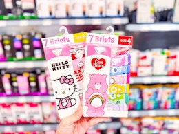 Hello Kitty & Care Bears Toddler Underwear (7-brief packs)