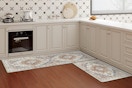 Boho Kitchen Rug Sets 2 Piece with Runner Non Slip Kitchen Rugs and Mats Washable Kitchen Mats