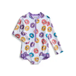 Kids' Snoopy Rash Guard Swimsuit