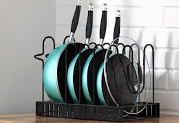 Pots and Pans Organizer, Now $16 at Walmart (Reg. $40) card image