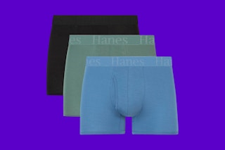 a pack of hanes boxer briefs