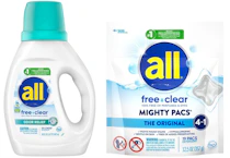 2 All Laundry Detergents (39 Loads)
