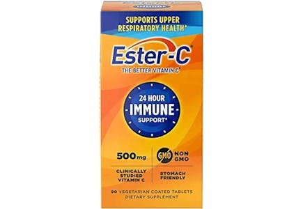 2 Ester-C Vitamin C Tablet Boxes