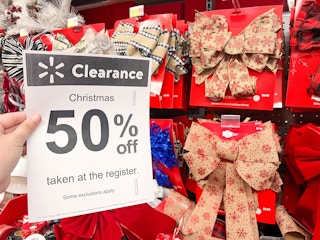 walmart christmas clearance bow area shot 2022 01 1672067356 1672067356