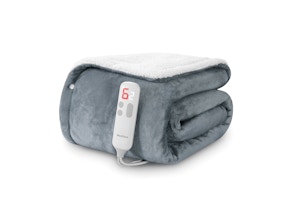 Flannel And Sherpa Electric Blanket