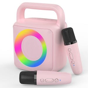 Karaoke Machine With 2 Mics