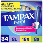 2 Tampax Pearl Tampons Boxes
