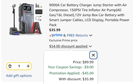 Cart Jump Inflator