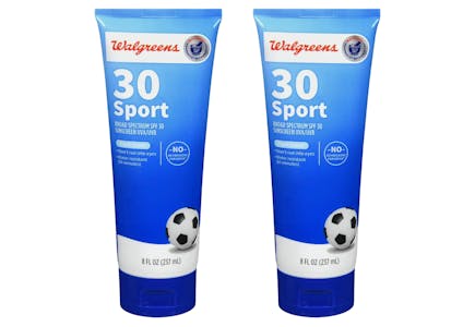 2 Walgreens Sunscreens