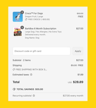 BarkBox Fine Print