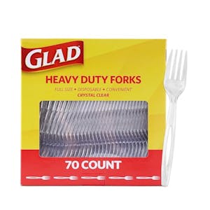Glad Clear Plastic Forks