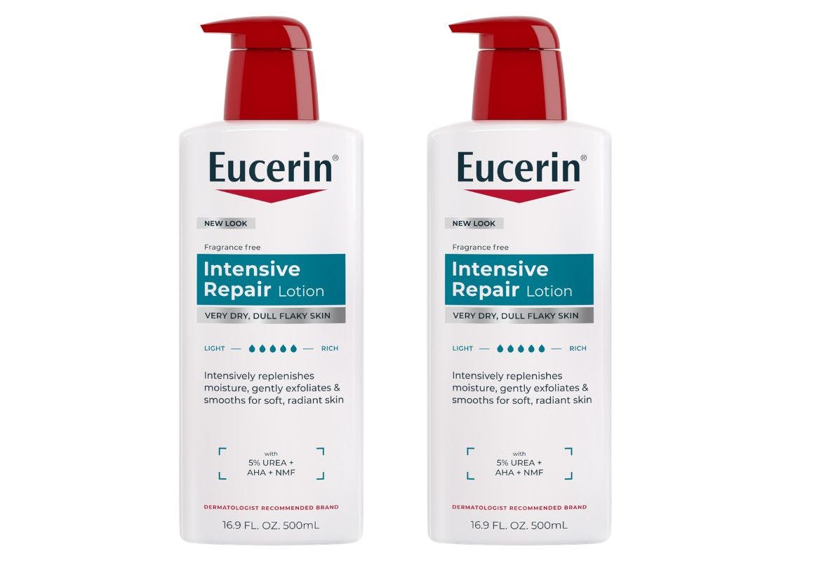 2 Eucerin Intensive Repair Lotions