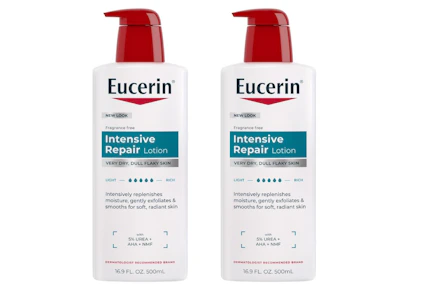 2 Eucerin Intensive Repair Lotions