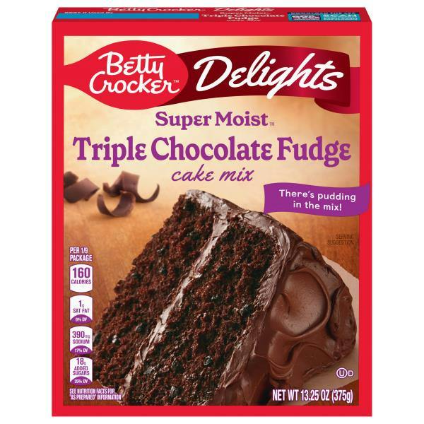 2 Betty Crocker Delights Cake Mixes
