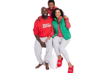 Holiday Mixing and Matching Pajamas