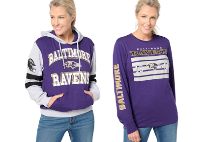 NFL Adult Hoodie and T-shirt Bundle