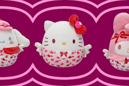 New $13 Hello Kitty Valentine's Day Squishmallows card image