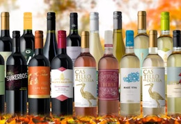 Get 18 Bottles of Wine for $55 at Groupon ($3.05 per Bottle) + Shipping card image