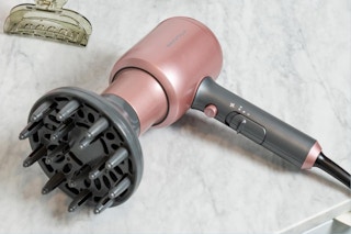 a hair dryer on a table