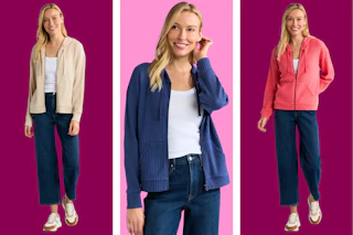 Walmart Time and Tru women's waffle hoodie