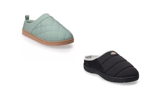 kohls mens north face slippers dupe