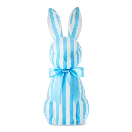 Jumbo Striped Bunny Decoration