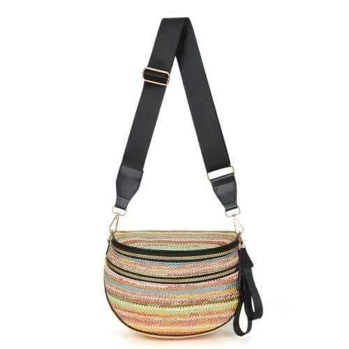 Straw Crossbody Bag