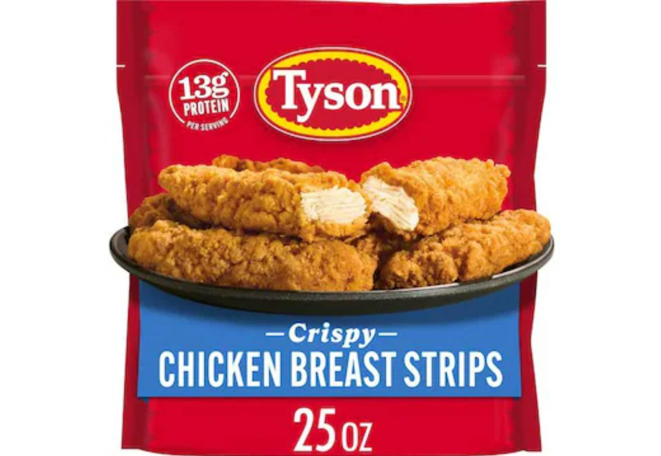 2 Tyson Chicken Breast Strips Packs