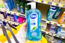hand holding a dial body wash at dollar general