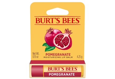 4 Burt's Bees Lip Balms