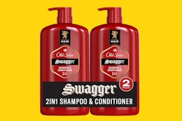 Old Spice Shampoo and Conditioner Sets: Get 2 for $19.99 on Amazon card image