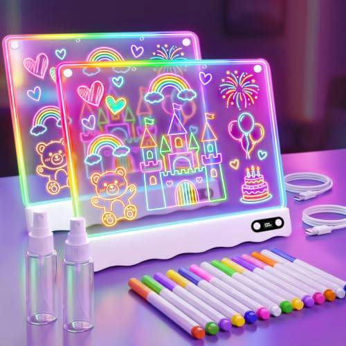 LED Light-Up Drawing Board 2-Pack