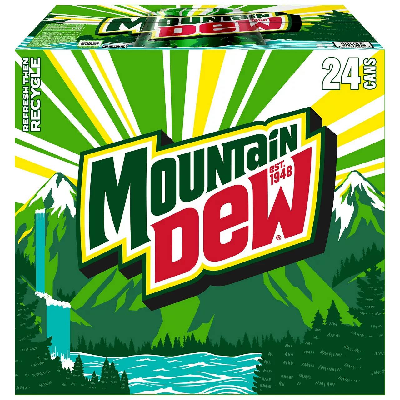 Mountain Dew Soda 24-Pack