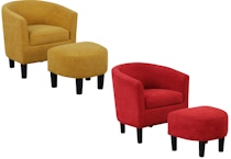 Ophelia & Co. Chair and Ottoman Set