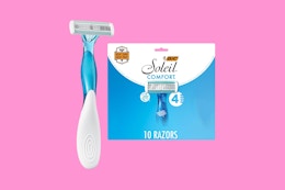 Bic Soleil 4-Blade Razors 10-Pack, as Low as $7.25 on Amazon card image