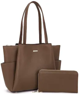 Tote Handbag and Wallet Set