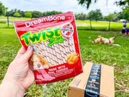 Amazon Pet Day Is Going on Now: DreamBone Twist Sticks, Only $7 (Reg. $15) card image