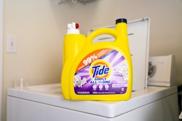 jug of Tide Simply on washing machine