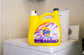 jug of Tide Simply on washing machine