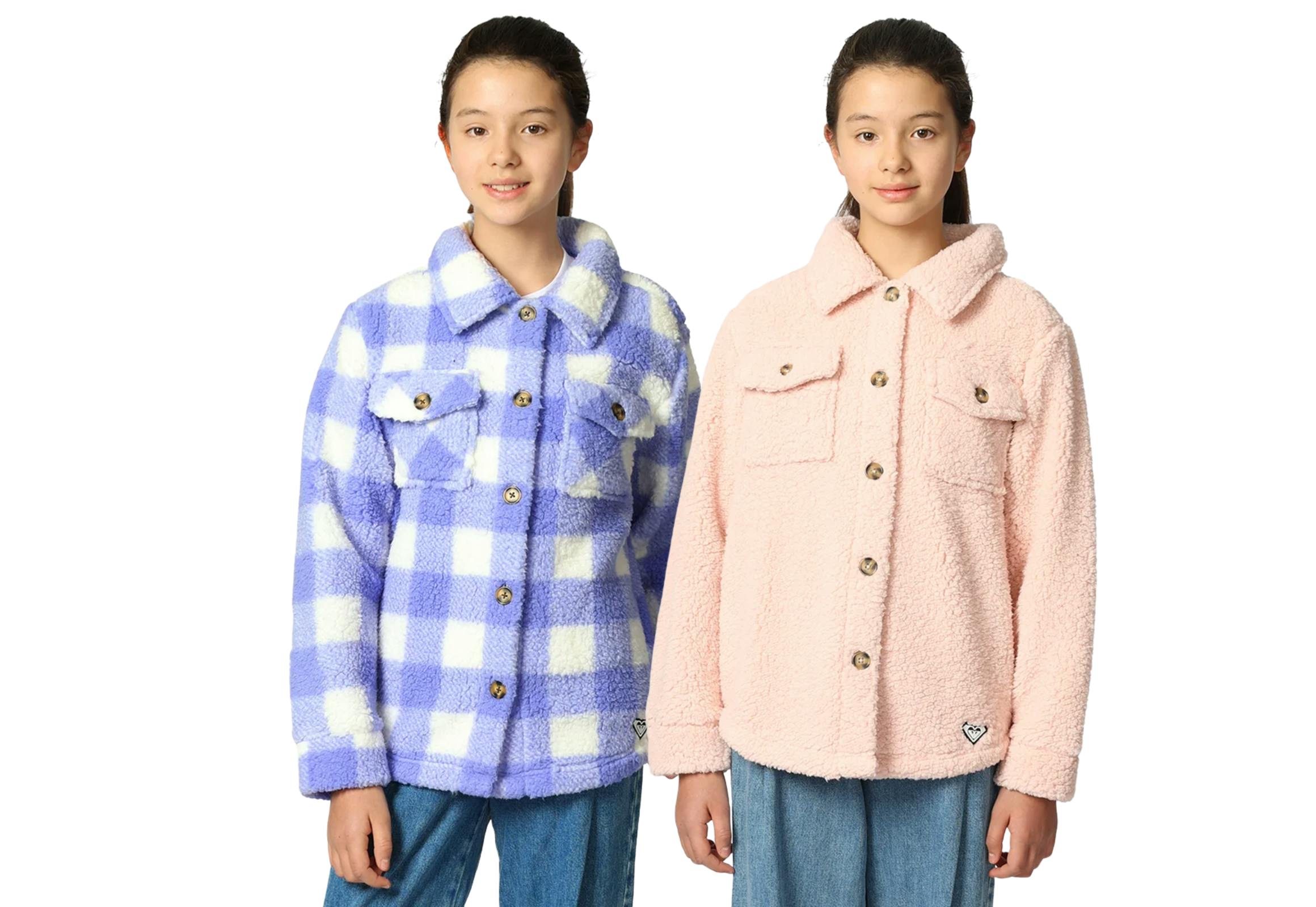 Roxy Kids' Fleece Shirt Jacket
