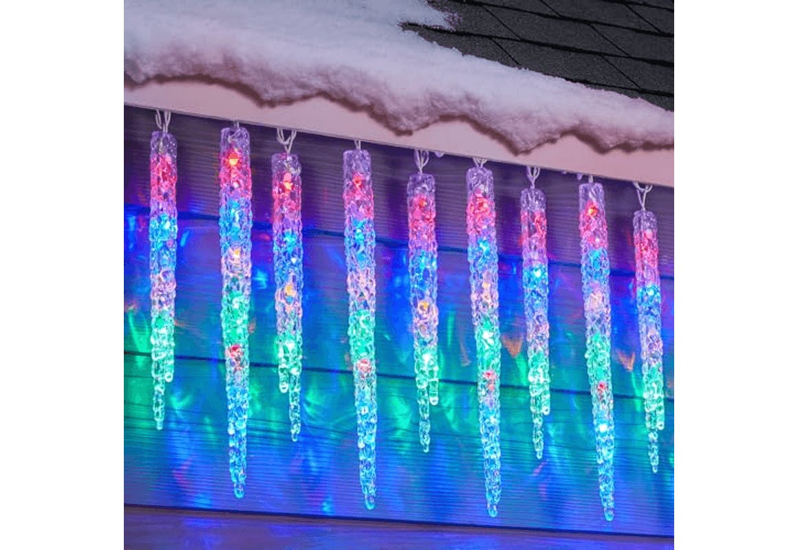Outdoor Icicle Christmas Lights