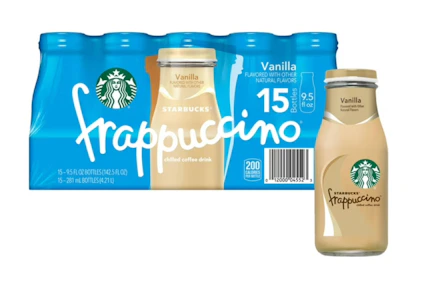 Starbucks Frappuccino Drinks 15-Pack