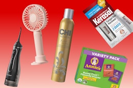 Our Favorite Amazon Deals Under $10: Annie's Snacks, Chi Hairspray, + More card image