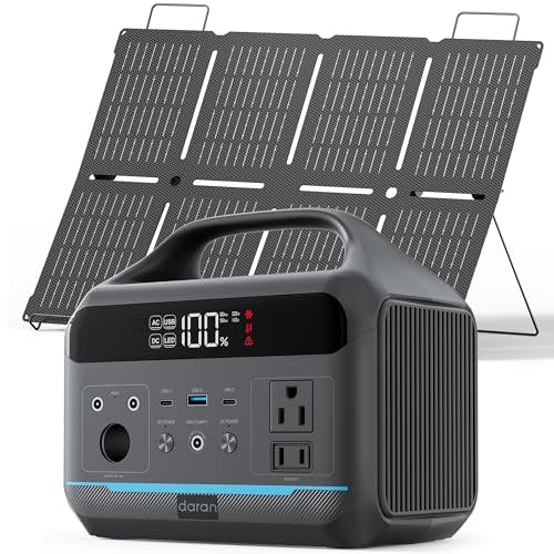 Portable Power Station w/ Solar Panel