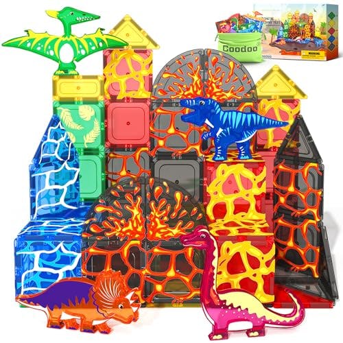 Dinosaur Magnetic Tile Set