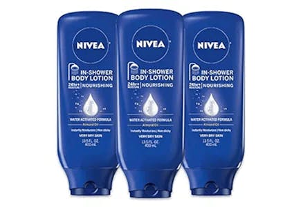 Nivea In-Shower Lotion 3-Pack